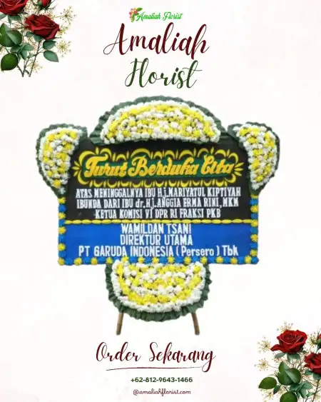 Papan Bunga Duka Pelang Kenidai